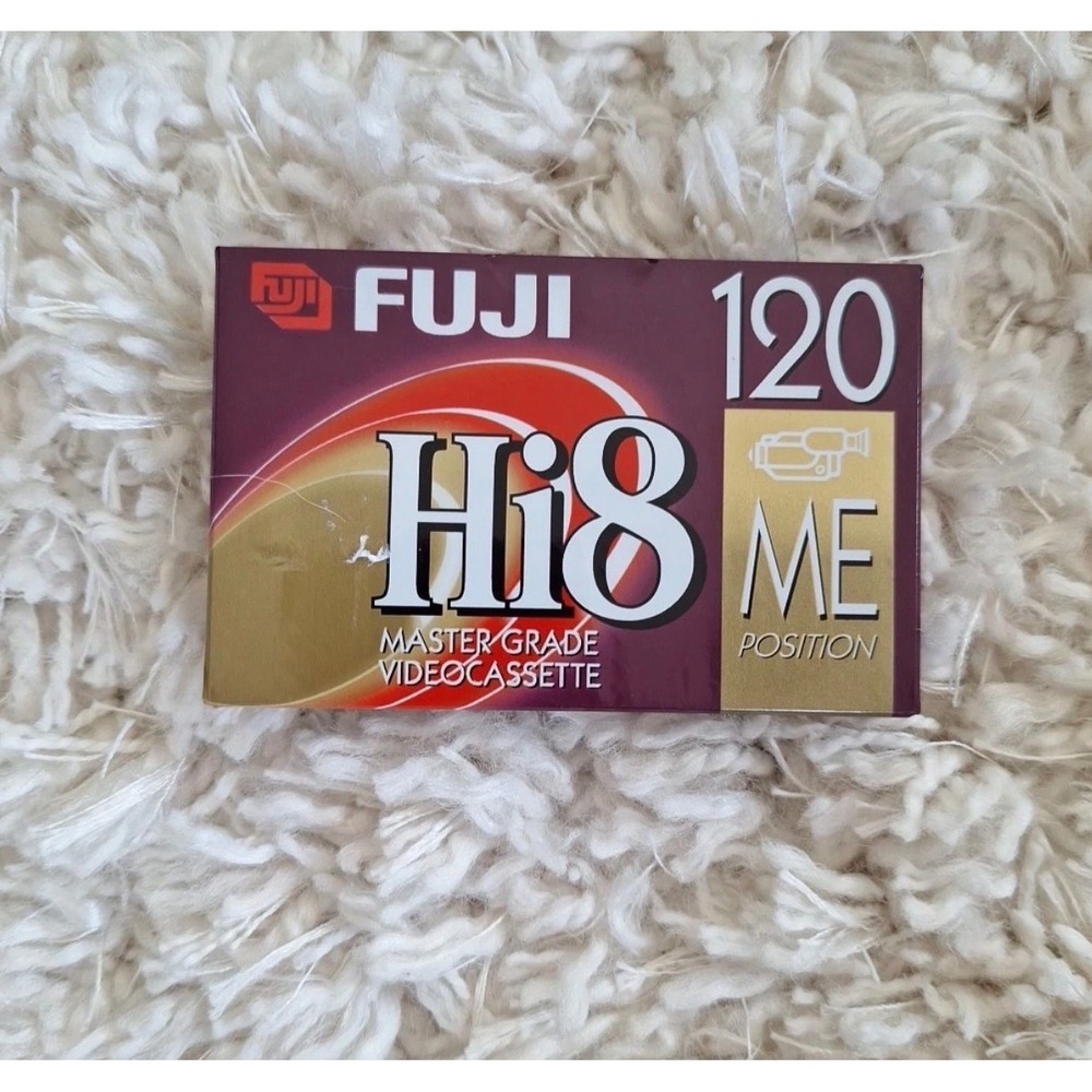 Fuji Hi8 Master Grade Video Cassette E6-120 ME Position 120min New Sealed